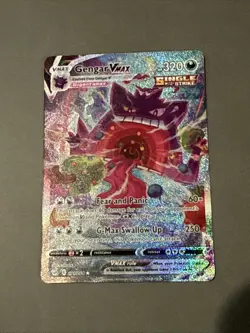 Pokemon TCG Gengar VMAX 157/264 Swsh08: Fusion Strike Holo Card Mint Condition - Image 1