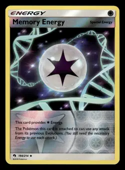 Memory Energy 194/214 Reverse Holo S&M Lost Thunder Pokemon Card - Image 1
