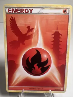 LP Ho-oh Fire Energy HeartGold SoulSilver AUTHENTIC Pokemon Card - Image 1