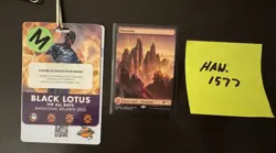 Magic MTG MagicCon Atlanta 2025 - Mountain Land Lotus Promo card - Non Foil - Image 1