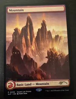 Magic MTG MagicCon Atlanta 2025 - Mountain Land Lotus Promo card - Non Foil - Image 2