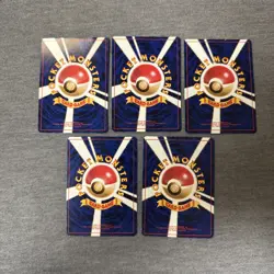 Pokemon Cards Lot Of 5 Japanese Vintage Pocket Monster Cards - Image 4