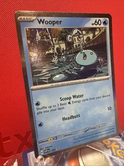 Wooper Cosmos Holo Black Star Promo - SVP155 Pokemon Card NM - Image 2