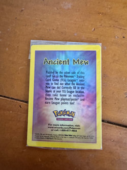 2000 Ancient Mew Pokemon Unopened New Movie Promo Card SEALED - Image 1