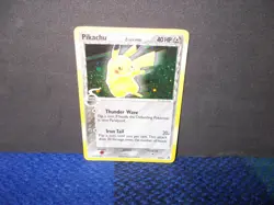 POKEMON TGC CARD EX LEGEND MAKER PIKACHU 93/92 SECRET RARE HOLO - Image 1