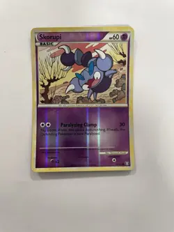 Skorupi 76/102 Triumphant Reverse Holo Pokemon Card - Image 1