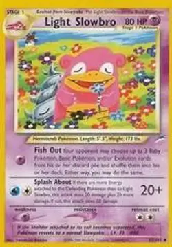 Light Slowbro 51/105 Uncommon Neo Destiny Pokemon Card - Image 1