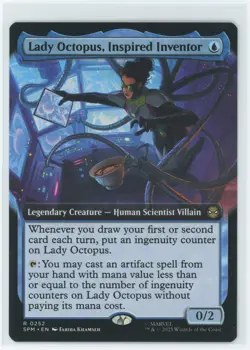 Lady Octopus, Inspired Inventor (R 0252) (Extended Art) MtG Spider-Man non-foil - Image 1