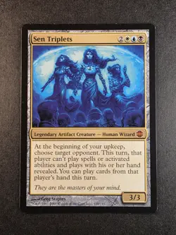 Sen Triplets MTG Magic The Gathering Alara Reborn Mythic 2009 - Image 1