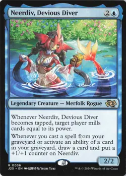 Neerdiv, Devious Diver (Anime) R Foundations Jumpstart 36 NM - Image 1