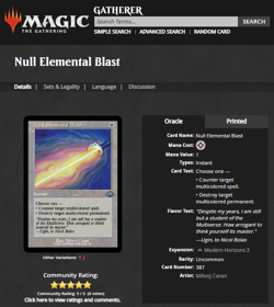 MTG Magic the Gathering Modern Horizons 3 MH3 Retro Null Elemental Blast CGC 10 - Image 4