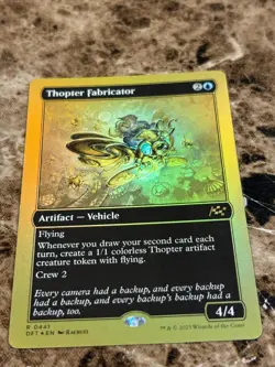 THOPTER FABRICATOR Magic MTG Aetherdrift First Place Gold - Image 1