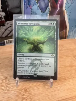 Magic the Gathering MTG Fate Reforged Buy-a-Box Promo SHAMANIC REVELATION Foil - Image 1