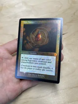 Magic The Gathering MTG Foil Mox Amber (Retro Frame) NM/MINT - Image 1