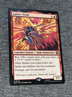 MTG Spider-Punk 0092 Regular Marvel's Spider-Man NM/M SPM - Image 1