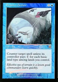 Magic the Gathering EVASIVE ACTION #23/143 Rare Apocalypse Foil 2001 NM - Image 1