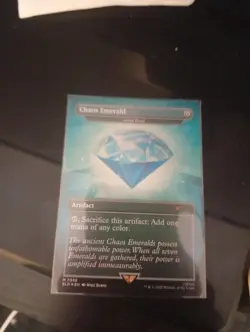 Chaos Emerald Blue (7036) - Lotus Petal - Sonic the Hedgehog Secret Lair MTG - Image 1