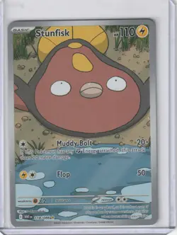 Stunfisk - 118/086 - Pokemon White Flare Illustration Rare NM - Image 1