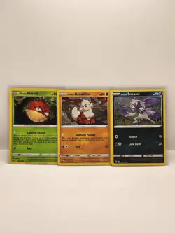 2022 Pokemon Growlithe Sneasel Voltorb SWSH Astral Radiance Cosmo Holo Promo Set - Image 1