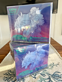 Lot of (2) Pokemon Center Exclusive Journey Together Elite Trainer Box HOT LOT! - Image 1