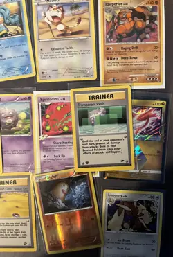 POKEMON TCG LOT VINTAGE & MODERN GX, HOLOS, TRAINERS NEAR MINT - DAMAGED - Image 3