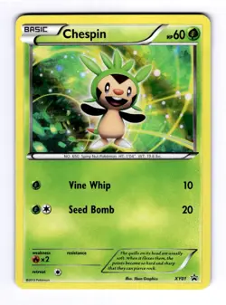 Chespin - XY01 XY Promos #XY1 (2014) Promo Holo NM Pokemon - Image 1