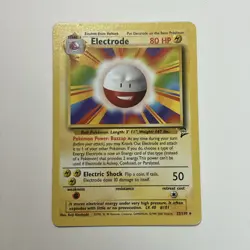 Pokemon Base Set 2 #025/130 Electrode Non-Holo Rare - Image 1