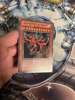 (42) Yu-Gi-Oh! Slifer the Sky Dragon YMA-EN001 Secret Prismatic Rare MP - Image 2