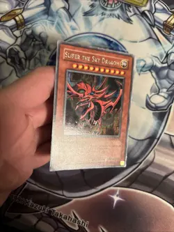 (42) Yu-Gi-Oh! Slifer the Sky Dragon YMA-EN001 Secret Prismatic Rare MP - Image 3