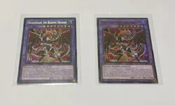 Yu-Gi-Oh! Masquerade The Blazing Dragon #RA02-EN022 Secret Rare & Super Rare - Image 1