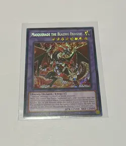 Yu-Gi-Oh! Masquerade The Blazing Dragon #RA02-EN022 Secret Rare & Super Rare - Image 2