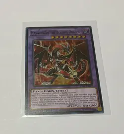 Yu-Gi-Oh! Masquerade The Blazing Dragon #RA02-EN022 Secret Rare & Super Rare - Image 4