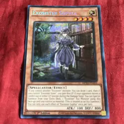 Yugioh x1 Exosister Sophia MP23-EN255 Prismatic Secret Rare 1st Ed (Near Mint) - Image 1