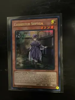 Yugioh x1 Exosister Sophia MP23-EN255 Prismatic Secret Rare 1st Ed (Near Mint) - Image 1
