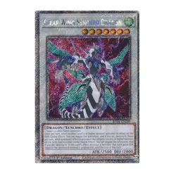 Yu-Gi-OH! Clear Wing Synchro Dragon (Platinum Secret Rare) - Quarter Century Sta - Image 1