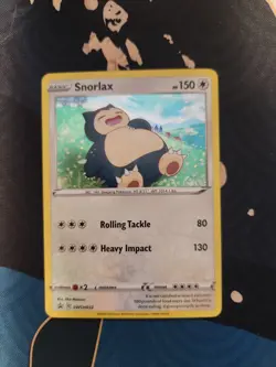 Snorlax SWSH032 Black Star Promo Sword & Shield Pokemon Trading Card Game - Image 1