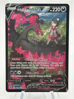 Pokemon TCG Galarian Moltres v Astral Radiance Holo Ultra Rare Card TG20/TG30 - Image 1