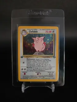 Clefable Pokemon Card WOTC 1st Edition Jungle - 1/64 HOLO NM - Image 1