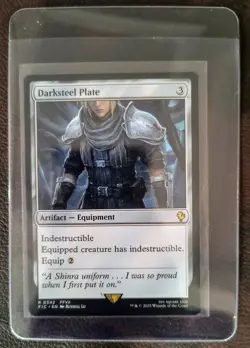 Darksteel Plate MTG Final Fantasy Commander Magic the Gathering 0342 FFVII Card - Image 1