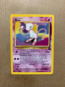 Mew #8 Black Star Promo - Non-Holo Pokemon Card - NM - Image 1