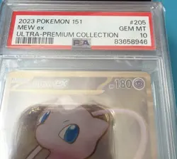 2023 Pokemon Mew ex Full Art 151 UPC Gold Metal Promo Card 205/165 PSA 10 - Image 3