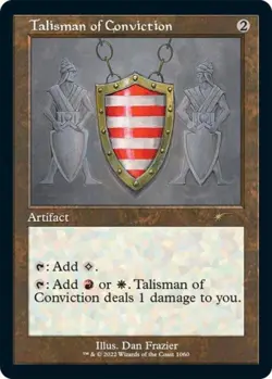 Talisman of Conviction (Retro Frame) - Near Mint MTG Secret Lair - Image 1