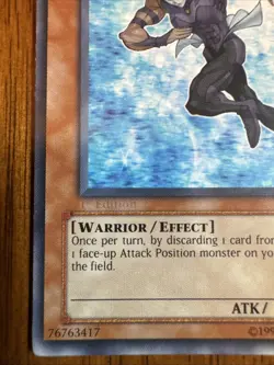 YuGiOh Error Card Faded 1st Edition Stamp Cyber Gymnast EOJ-EN006 - Image 2