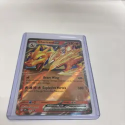 Pokemon TCG Charizard EX 161 Scarlet & Violet Promo Holo Ultra Rare Card - Image 1