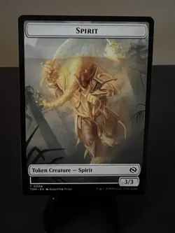Ink Error Spirit Token, Tarkir, Magic the Gathering Misprint /Error Card, MTG - Image 1