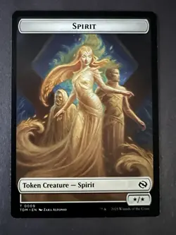 Ink Error Spirit Token, Tarkir, Magic the Gathering Misprint /Error Card, MTG - Image 3