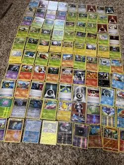 random pokemon card lot Of 80 Cards From 2010-2019 With Holos - Image 1