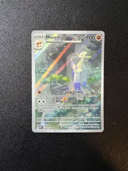 Pokemon TCG Mienshao Illustration Rare Card 200/182 Free Shipping - Image 1