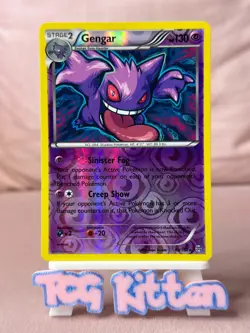 Gengar 60/162 Card 'C' XY Breakthrough Reverse Holo Rare LP/NM TCGKITTEN - Image 1