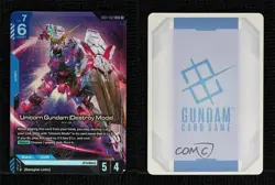 2025 Gundam Card Game Newtype Rising GD01 LR Unicorn (Destroy Mode) #GD01-002 - Image 3